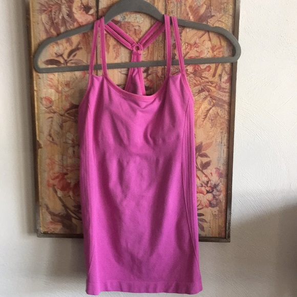 REVOLVE NUX STRETCH BODYCON GYM WORKOUT TANK TOP PINK M - Picture 4 of 9